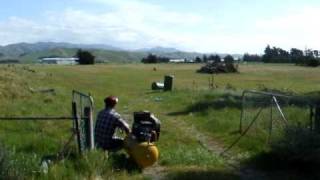 Hydro explosion in 44 gallon drum