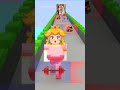 Build a Queen Run | Help Sprunki Peach regain her figure to meet friends!