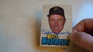 TTM Recap 288 with 60 Autographs from 15 People Most Expensive Week Pirates Legends Signed Cards