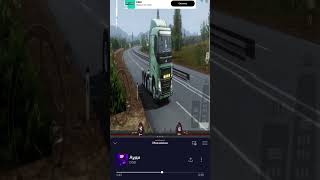 смешной баг в евро тракс симулятор 3 #automobile #gaming #ржач