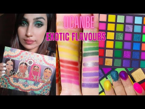 Ucanbe Exotic Flavours Eye Shadow Pallet Honest Review+Demo