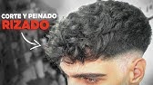 COMO PEINAR el PELO RIZADO u ONDULADO de hombre - YouTube