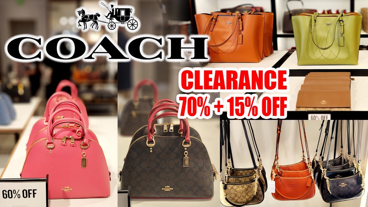 🌞👜👛🛍 COACH OUTLET SHOP WITH ME‼️ HANDBAGS WALLET COACH OUTLET UP TO 70