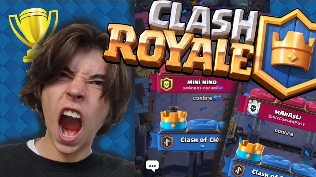 Des parties de folie sur clash royale (50% de winrate) Yienko