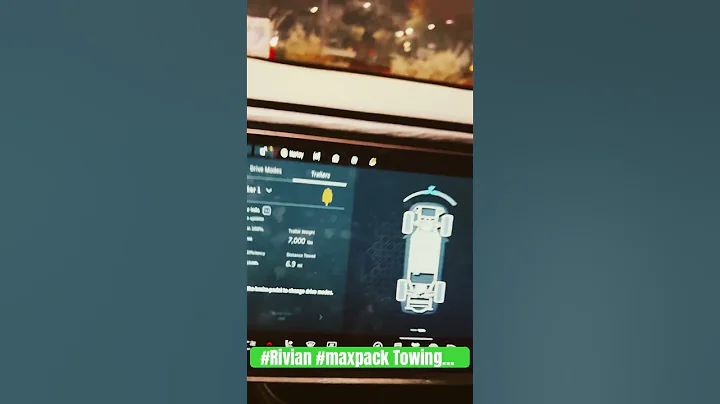 Rivian RT1 Max Pack Towing Range For 7000 lbs. - Here’s what I Got 🤔