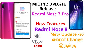 Redmi Note 7 Pro Miui 12 Update | Redmi Note 8 New Features | Tamil