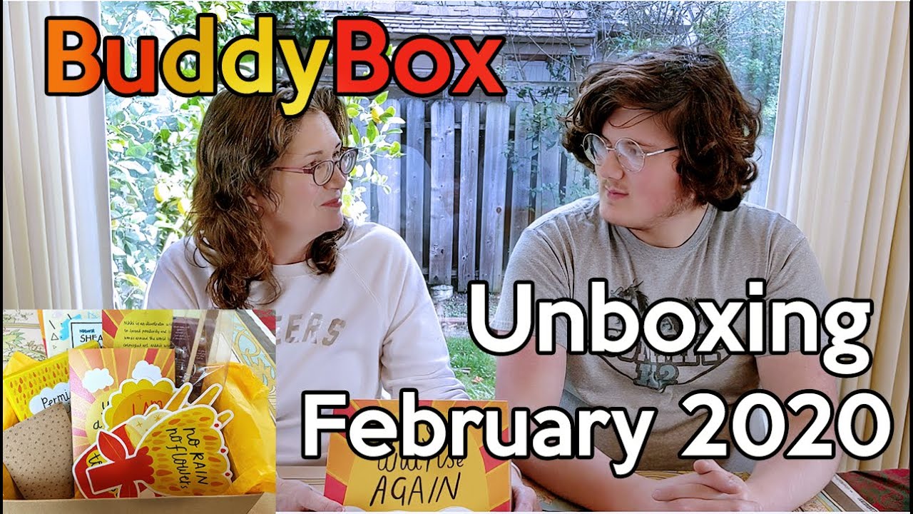 BuddyBox by Blurt February 2020 Unboxing and Review Mental Health and Self-Care Subscripton Box