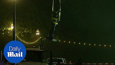 Two confederate statues removed from Tennessee parks - Daily Mail