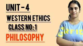 Western Ethics | Ugc net jrf / set / Gate| Philosophy | Introduction class| Class No - 1 