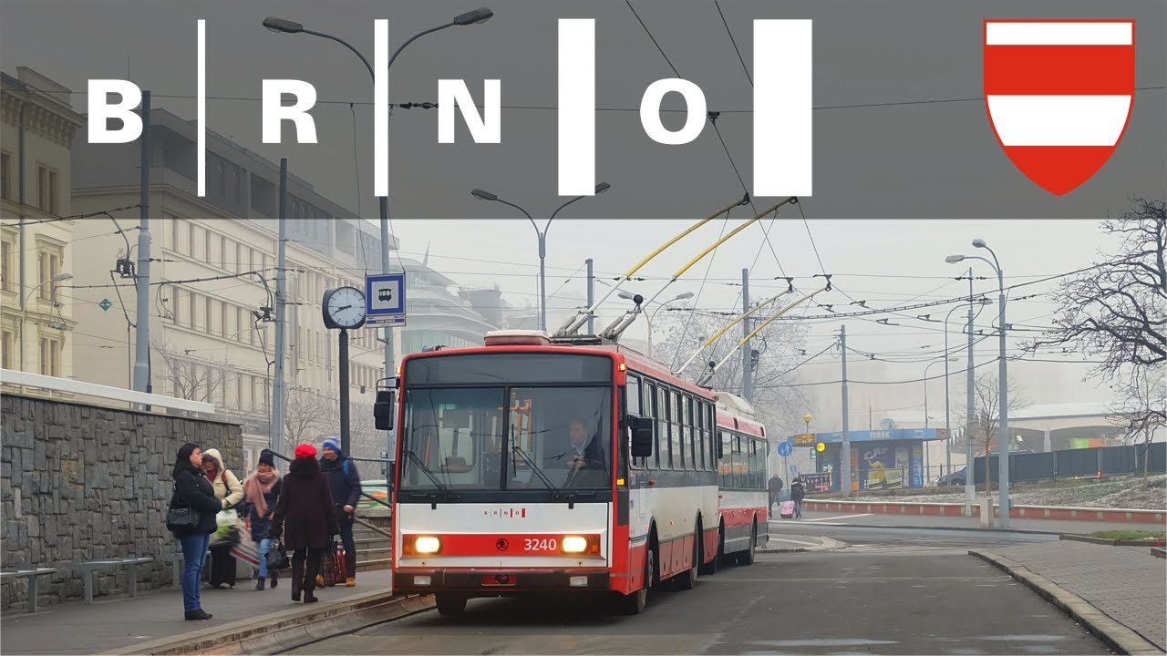 BRNO TROLLEYBUS | Linky 31 a 33 v centru