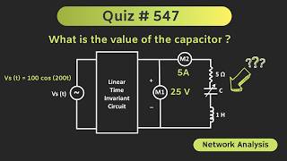 Circuit Analysis of AC Circuits (Network Analysis) | Quiz # 547