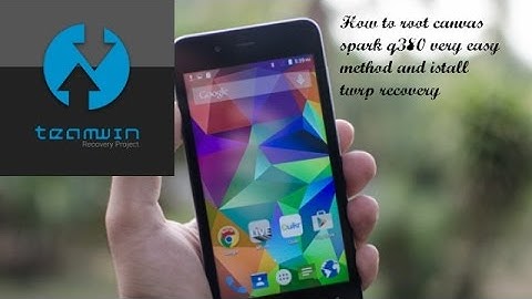 how to root cavas spark and install recovery without pc(Q380)
