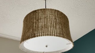 Uttermost Burleson Drum Pendant 3 Light Beige -Traditional Installation - Amazon Find Worth It?