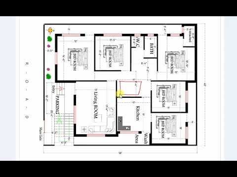 40x50 ft 5 BHK BEST HOUSE PLAN YouTube