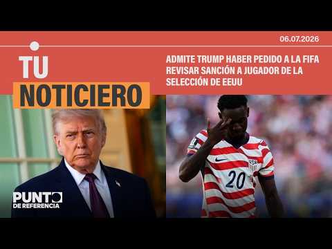 Admite Trump haber pedido a la FIFA revisar sanción a jugador de la selección de EEUU