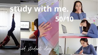 un día estudiando con el método pomodoro | study vlog