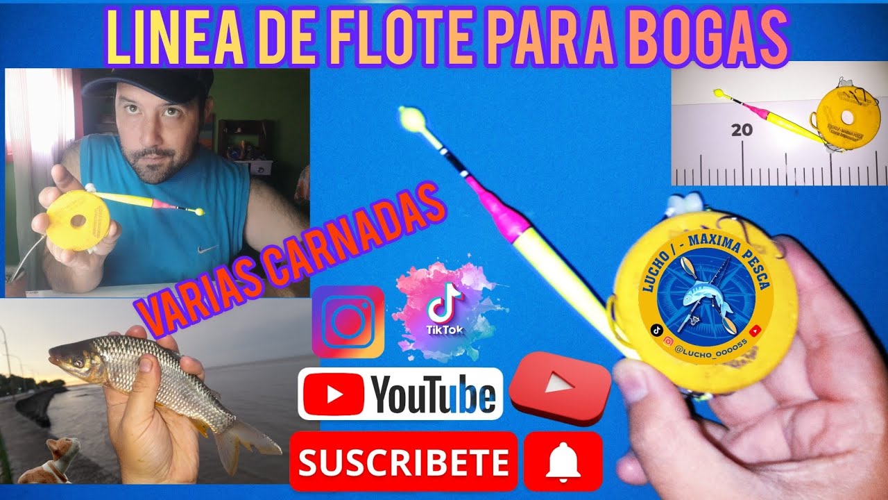 LINEA DE FLOTE PARA BOGAS Y CARNADAS