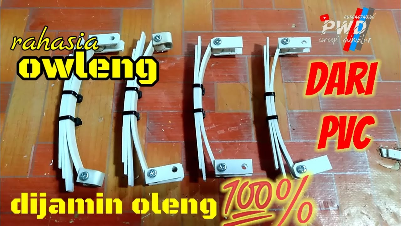 CARA MEMBUAT PER DAUN MINIATUR TRUK DARI PVC