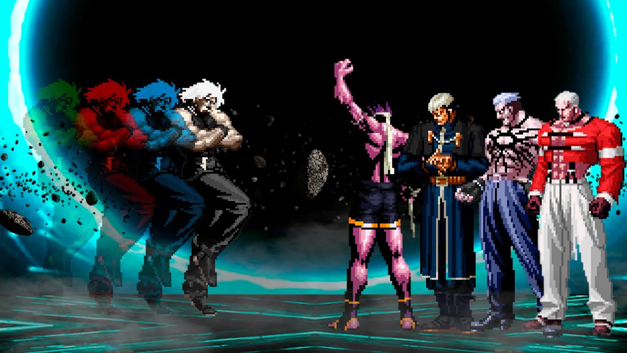 [KOF Mugen] New Final Rugal vs Bosses Team - YouTube