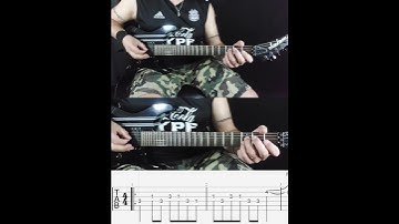 Deep Purple - Lazy (Riff) - Guitar lesson with TAB - Tutorial - Cove