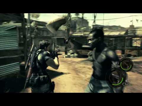Resident Evil 5 Gameplay Co-Op Xbox Live 360 PS3