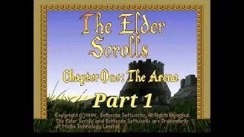 Elder Scrolls: Arena (part 1) - Escape The Sewers
