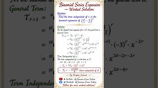 Binomial expansions. #maths #gceal #edexcel #fyp #shorts