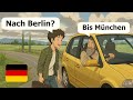 تعلم اللغة الألمانية من خلال الحوارات A1 A2 10 محادثات بسيطة على الطريق