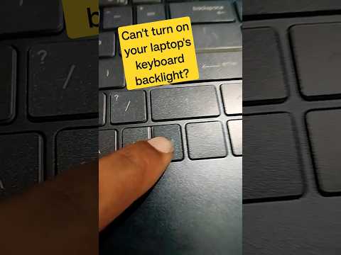 Fix100 Can't Turn On Your Laptop's Keyboard Backlight Problemmacnitesh2023shortskeyboardtricks by Mac Nitesh
