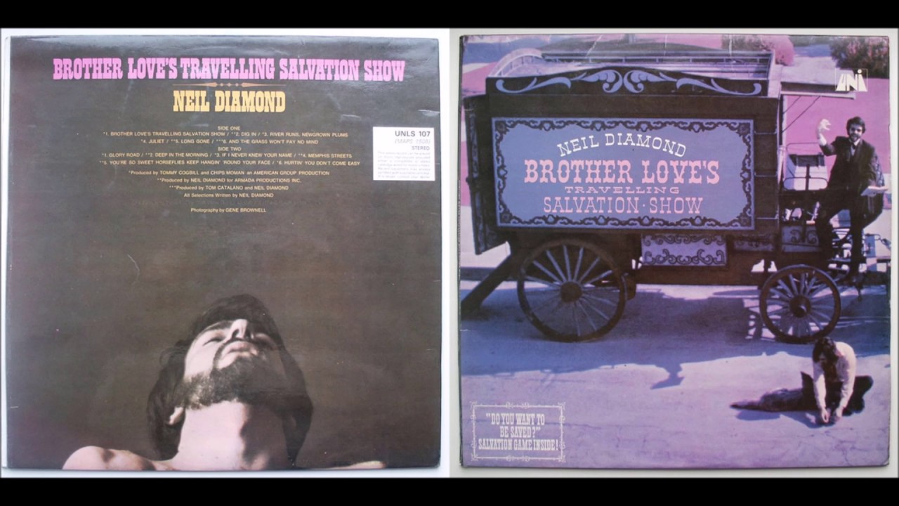 Lyrics Brother Loves Traveling Salvation Show Live Neil Diamond | Neil