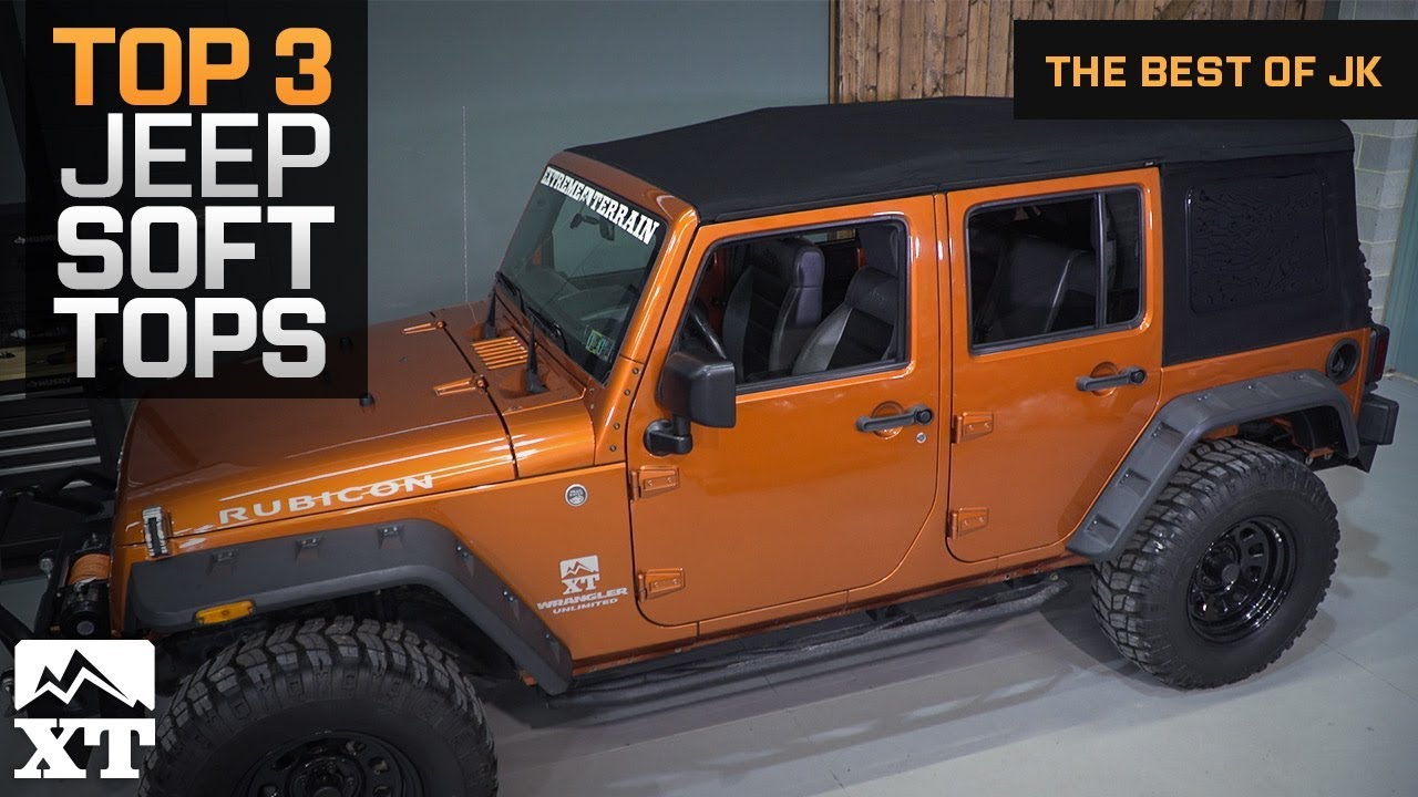 The 3 Best Jeep Wrangler JK Complete Soft Tops for JK 4 Door - YouTube