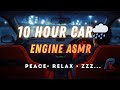 Rain & Engine Idle operation 10 Hours animated Sports Car Ambience ASMR relaxation🌙 JDM