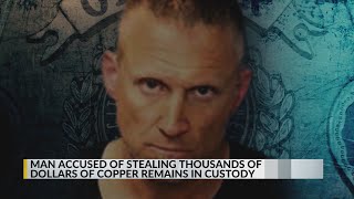 Albuquerque copper thief suspect remains in custody
