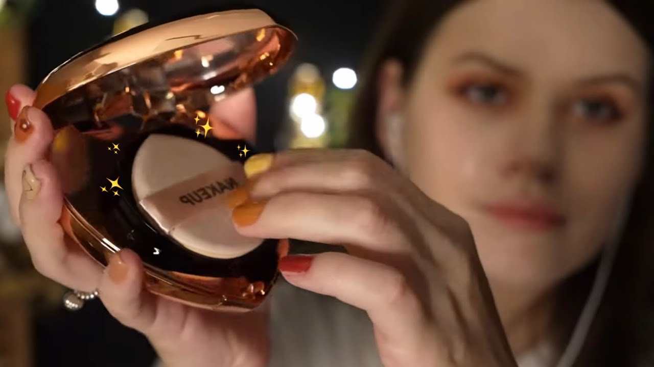 4k ASMR ROLPLAY MAQUILLAJE DE OTOÑO 🍂 asmr rolplay maquillaje en español