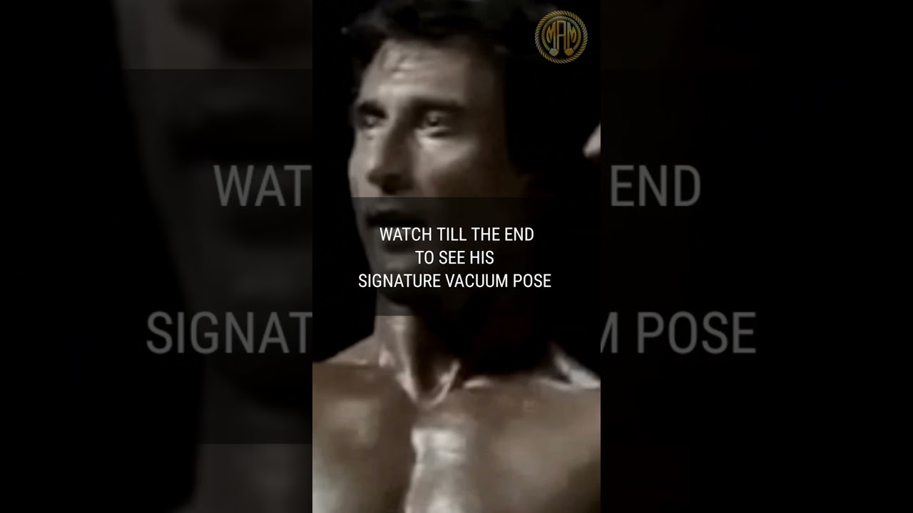 FRANK ZANE SIGNATURE AND UNREALISTIC VACUUM POSE