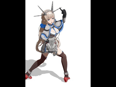 【MMD艦これ】KING（メリーランド)