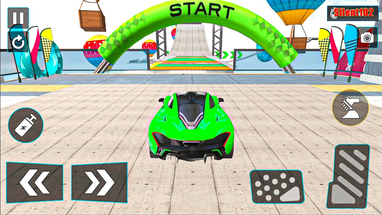 Mega Ramp Car Stunt Races - Stunt Car Games 2020 #8 - Android Gameplay