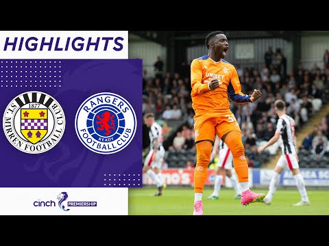 St Mirren Rangers Goals And Highlights