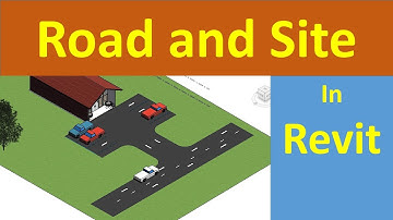 Road and site plan in Revit