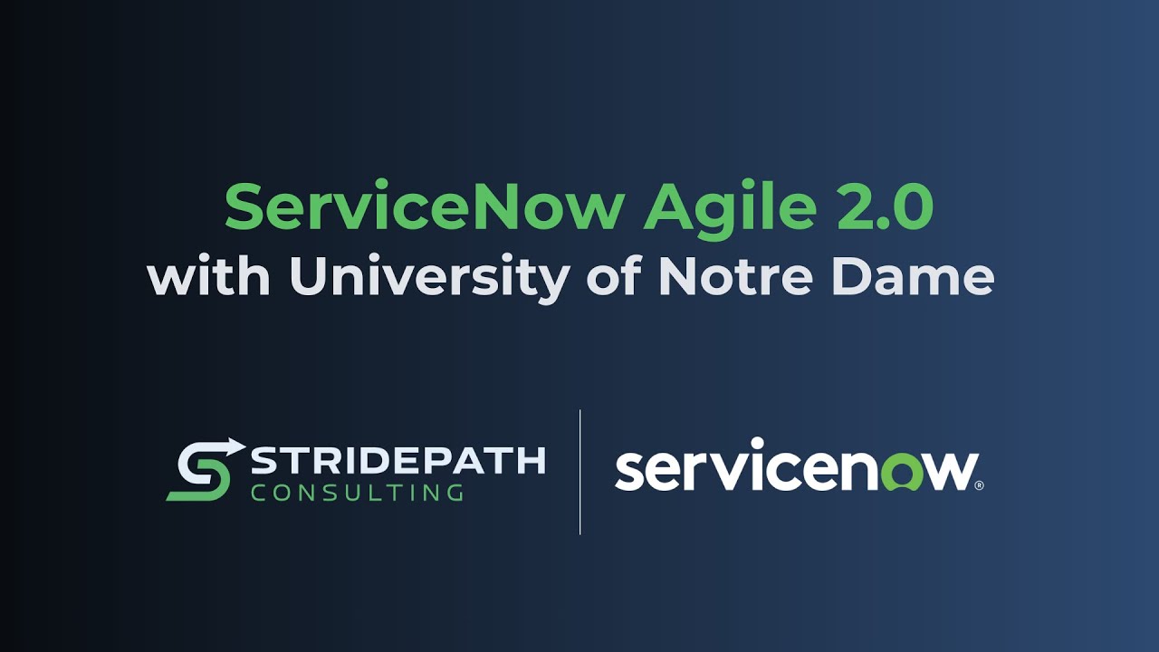 Agile 2.0 in Action: Unifying Work at Notre Dame