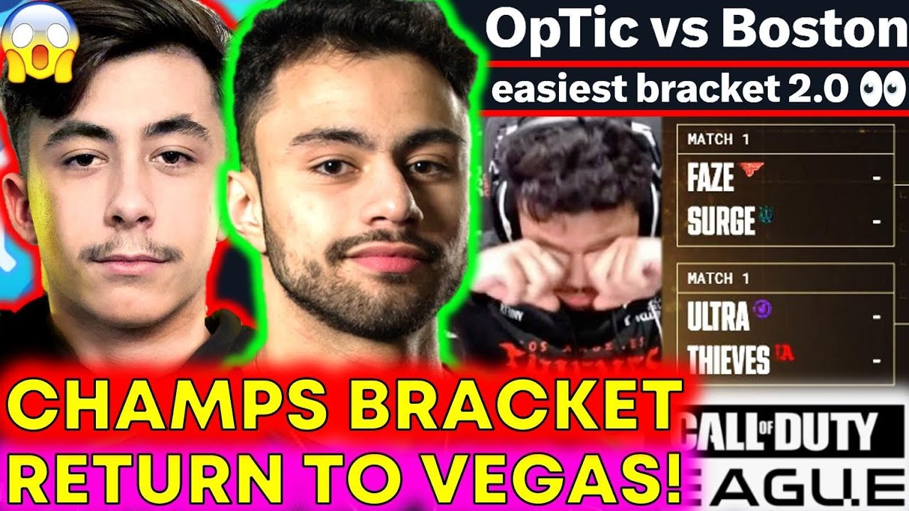 CDL Champs Bracket REVEALED LA Thieves vs Ultra, OpTic Blessed?! 😱