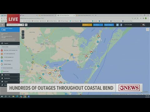 Hundreds of power outages throughout Coastal Bend due to Tropical Storm ...