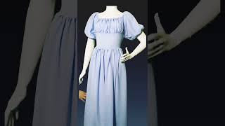 أجمل فستان بقماش كراب/American crepe fabric