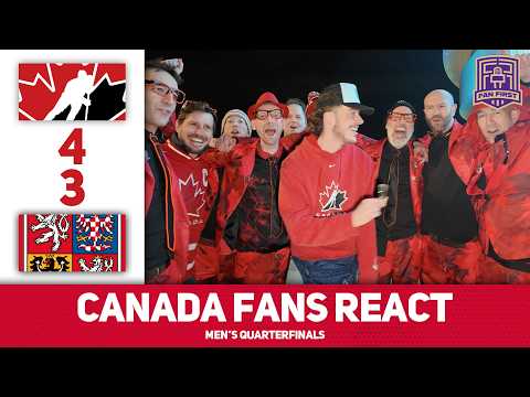 Clutch Marner | Canada Fans React | Milano Cortina 2026 | Canada 4-3 Czechia