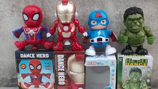 Unboxing of Different Dancing Avengers Toy  |  Hulk, Spider-man, Ironman Caption America ?
