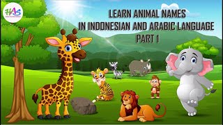 Learn Animal Names in Indonesian and Arabic Language Part 1 || Puzzle Game screenshot 2
