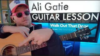 How To Play Walk Out That Door - Ali Gatie Guitar Tutorial (Beginner Lesson!)