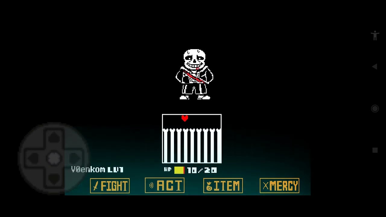 fan game undertale pocket code demo 0.1 - YouTube