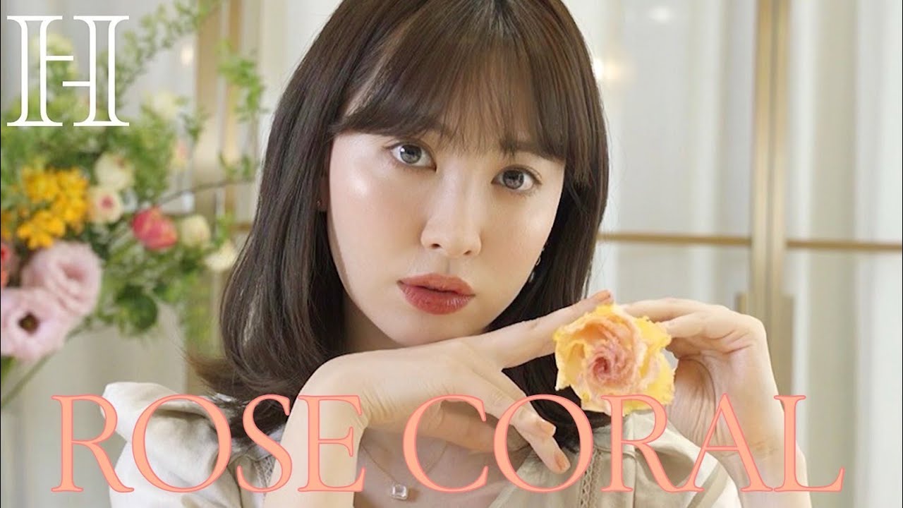 こじはる 大人のローズコーラルメイク 22春 Rose Coral Makeup Youtube