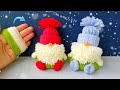Its so beautiful  diy gnome christmas ornaments  superb gnome making idea with yarn